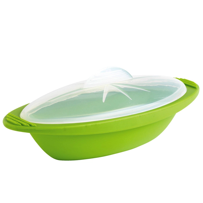 Mastrad - NACZYNIE DO ZAPIEKANIA W MIKROFALÓWCE - ŚREDNIE, ZIELONEzielony