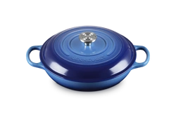 Le Creuset - garnek Gourmet Profesjonalny żeliwny 30 cm 3,5 l azure
