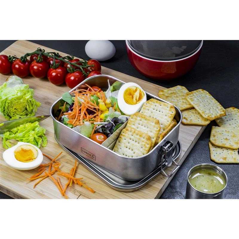 Lurch - pojemnik na żywność, stal nierdzewna, 0,8 l Snap