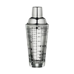 Cilio - shaker z przepisami, szkło/stal nierdzewna 0,4 l