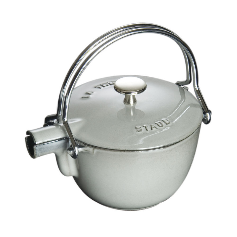Staub -  żeliwny dzbanek czajnik do herbaty szary 1,1 l