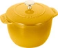 Staub - LA COCOTTE Mały garnek żeliwny wysoki 16 cm cytrynowy
