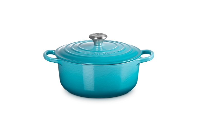 Le Creuset - garnek żeliwny Signature 20 cm 2,4 l karaibski