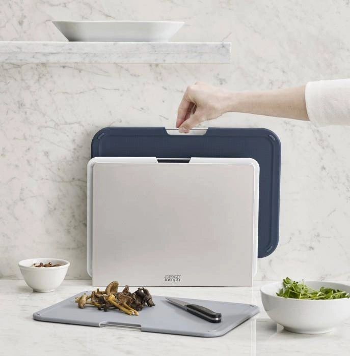 Joseph Joseph - Zestaw 3 desek L Nest, szarych