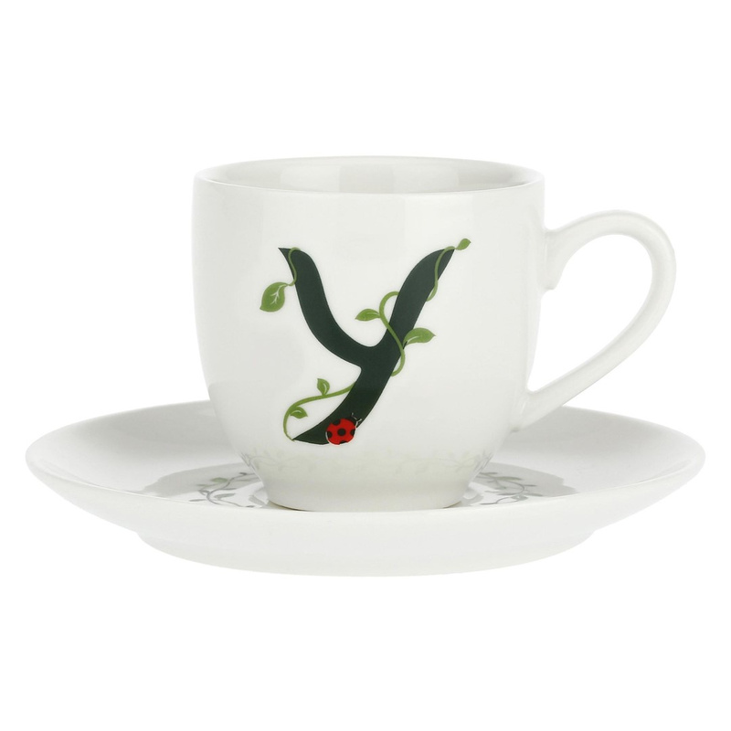 La Porcellana Bianca - filiżanka ze spodkiem 90 ml, Wzór Y Solotua