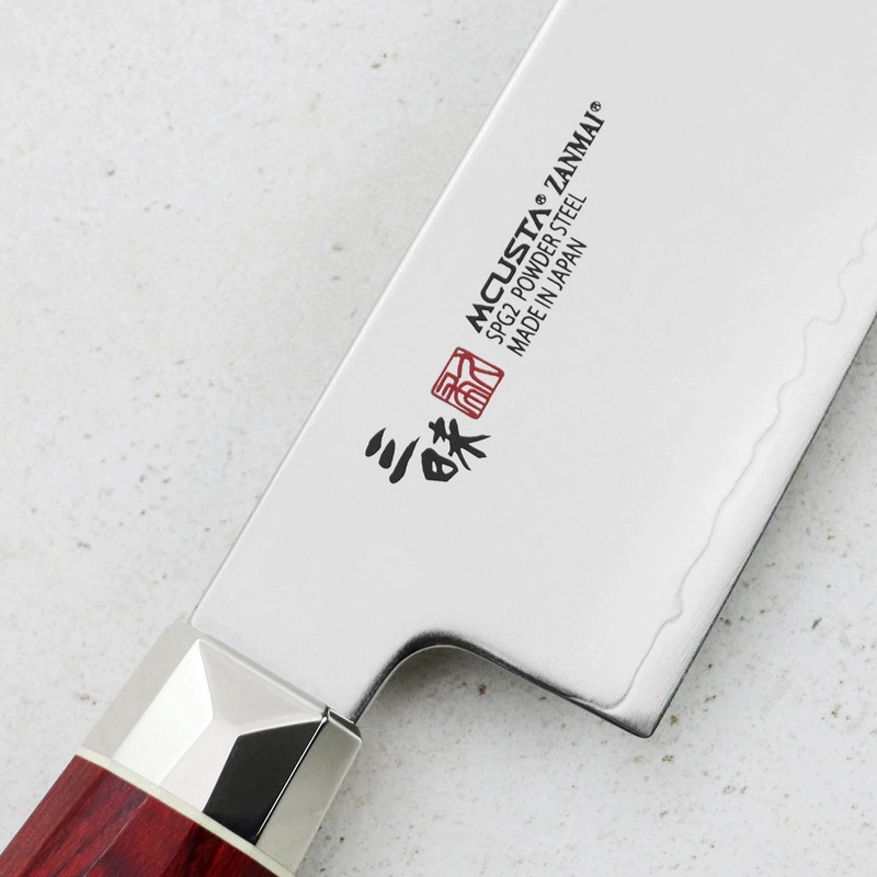 Mcusta Zanmai - Red Revolution SPG2 Nóż Ko-Santoku 15cm