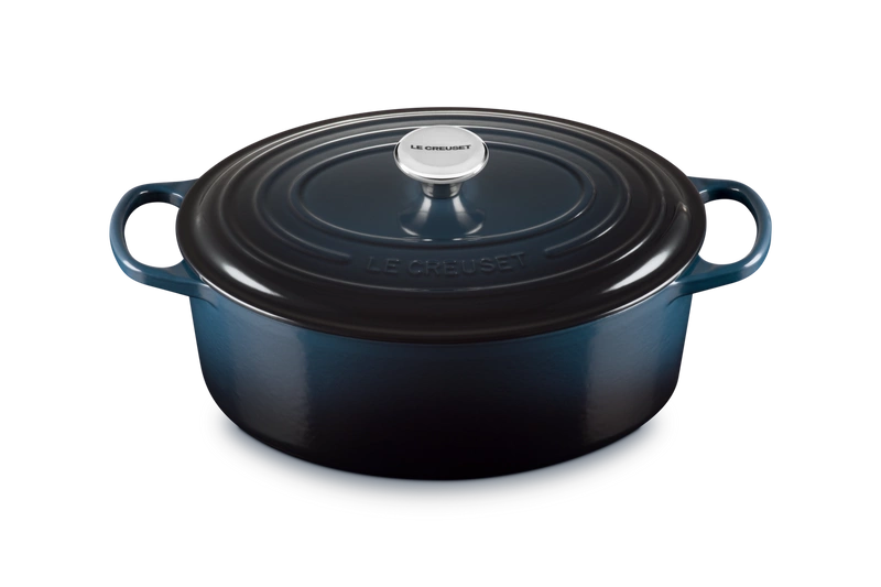 Le Creuset - brytfanna żeliwna emaliowana Signature 33 cm 7,5 l nuit