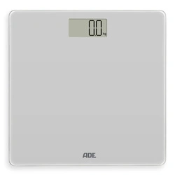 ADE - waga łazienkowa, do 180 kg, 30 x 30 cm, szara