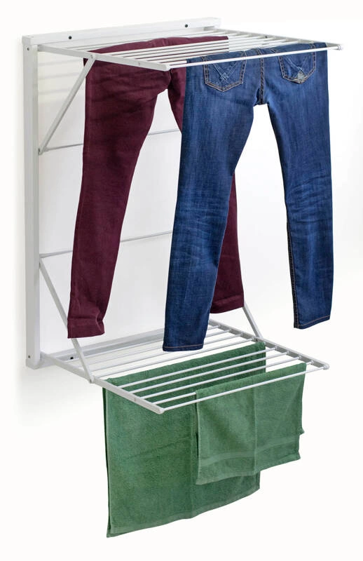 ARREDAMENTI - KORAL Naścienna suszarka na pranie - 98 x 69 cm, Biały