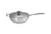 Le Creuset - 3-ply Plus Patelnia Sautè z Pokrywką i Uchwytem Stal Nierdzewna Nieprzywierająca 24 cm