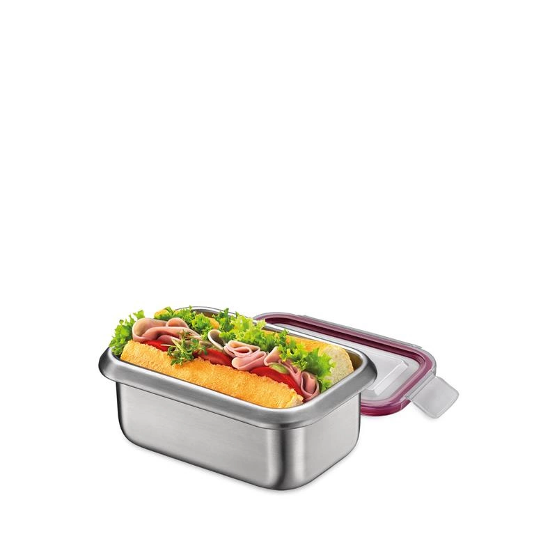 Kuchenprofi - pojemnik na lunch, 0,5 l, 10,5 x 15,5 x 6 cm, stal nierdzewna/tworzywo sztuczne