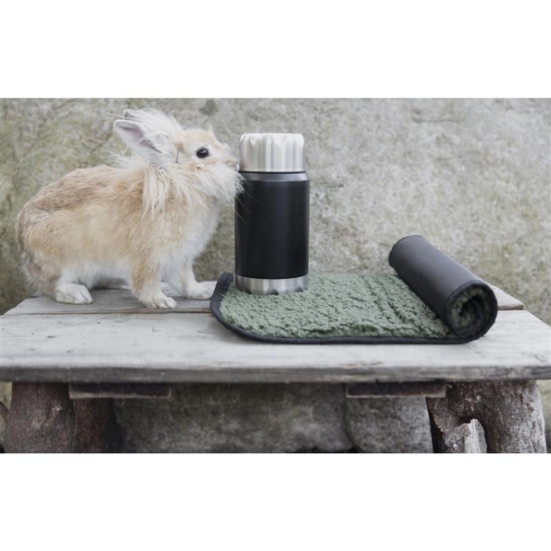 Sagaform - termos obiadowy ze składaną łyżką Mark, stal nierdzewna/miedź, 0,6 l, śred. 9 x 20 cm, czarny To Go