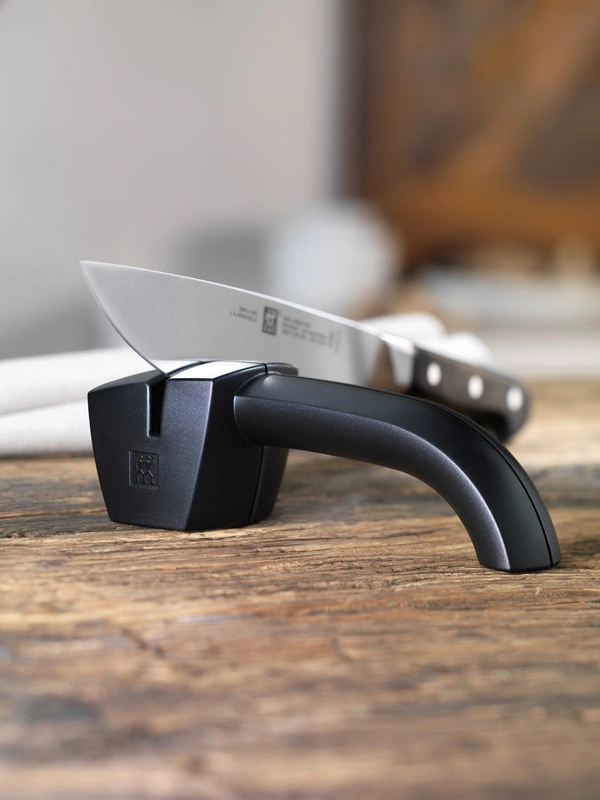 Zwilling - TWIN SHARP Stalowo-ceramiczna ostrzałka krążkowa