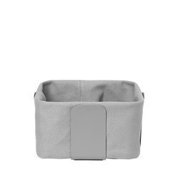 Blomus - Desa - koszyk na pieczywo 20 cm jasnoszary Sharkskin)