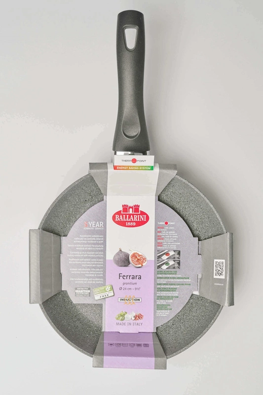 Ballarini - patelnia głęboka granitowa Ferrara indukcja 24 cm