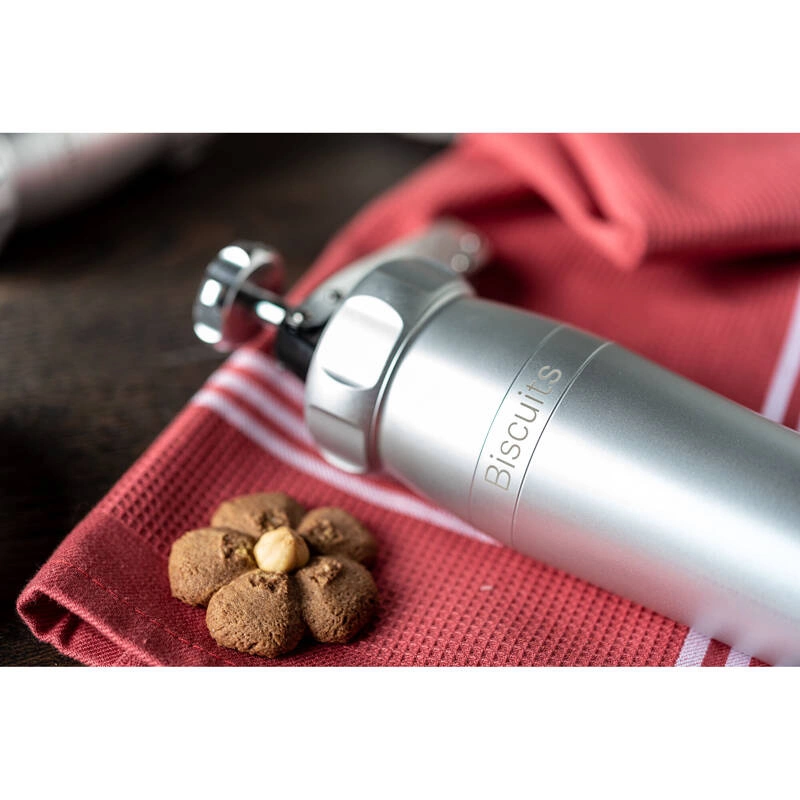 Marcato - Ręczna maszynka do robienia ciasteczek, srebrna