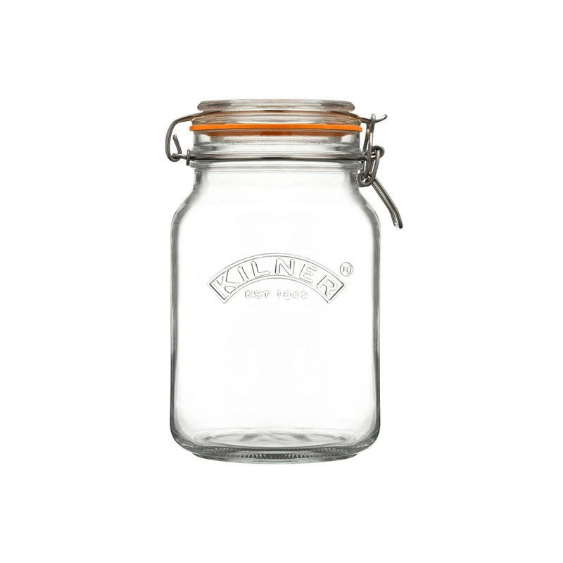 Kilner - Słoik 1,5l, Square Clip Top Jar