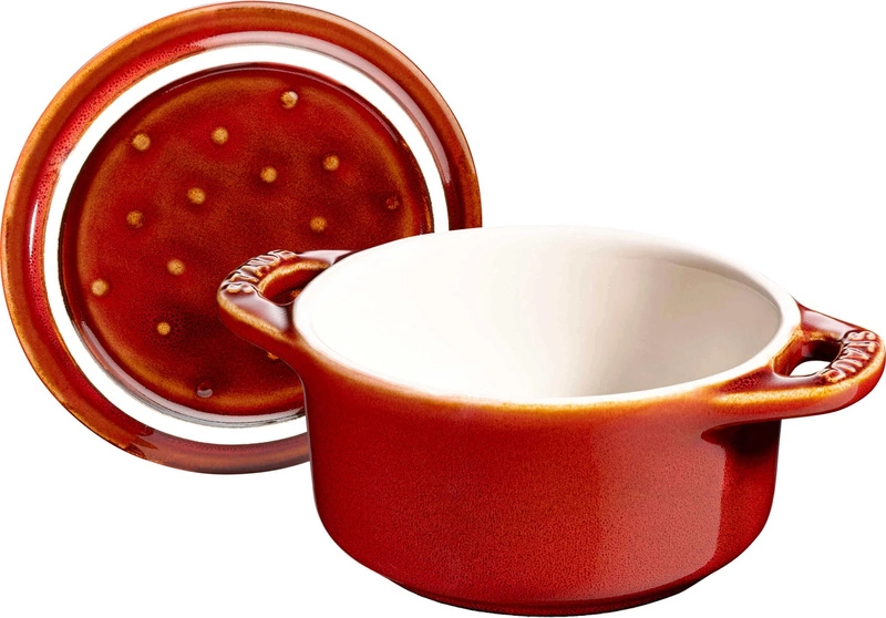 Staub - mini cocotte okrągły 200 ml, kasztanowy