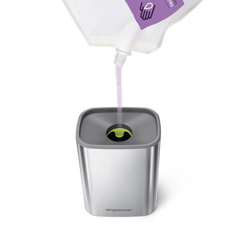 simplehuman - Dozownik do mydła z pompką 473ml stal matowa