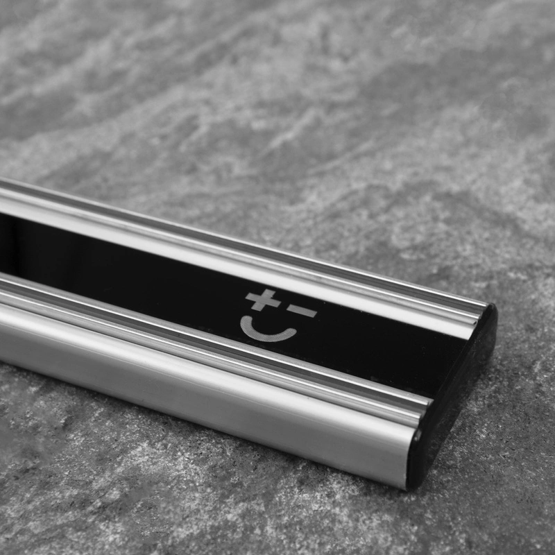 Bisbell - Lustrzana Listwa Magnetyczna Czarna 45 cm