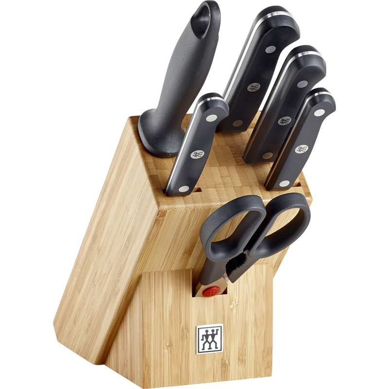 Zwilling - zestaw noży kuchennych w bloku Twin Gourmet 7 części