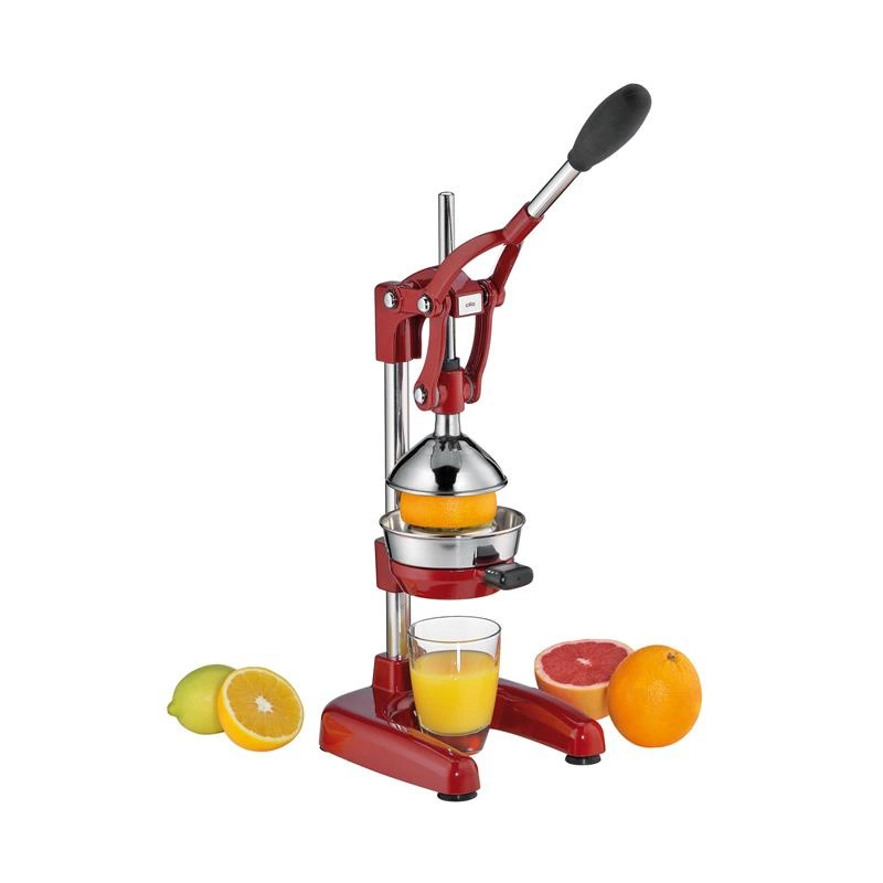 Cilio - wyciskacz do cytrusów, 18x23x43 cm, czerwony błyszczący Amalfi