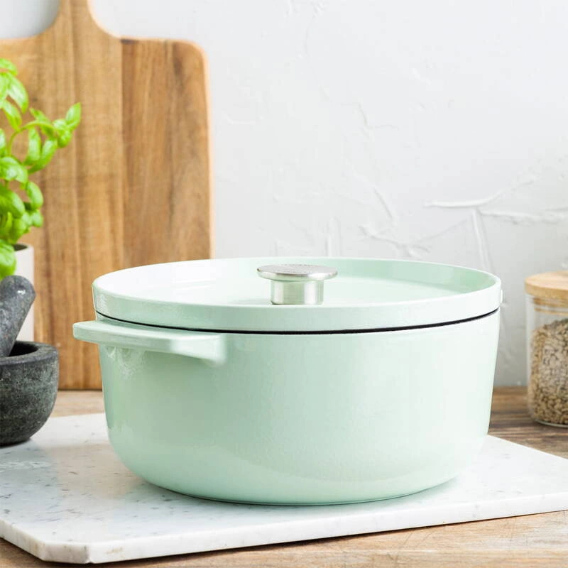 KitchenAid - garnek żeliwny 5,2L Pistachio