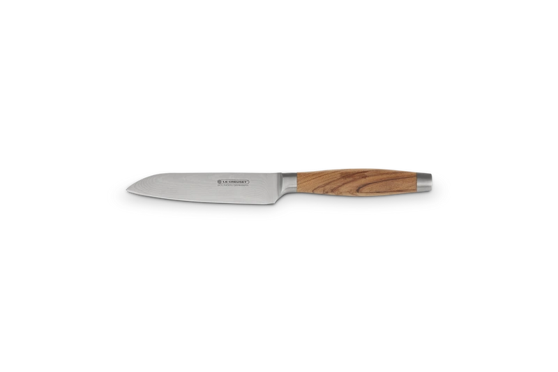 Le Creuset - nóż Santoku 13 cm drewno oliwne