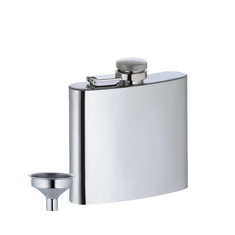 Cilio - stalowa piersiówka, 0,15 l