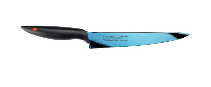 Kasumi - Nóż wąski Titanium dł. 20 cm, niebieski