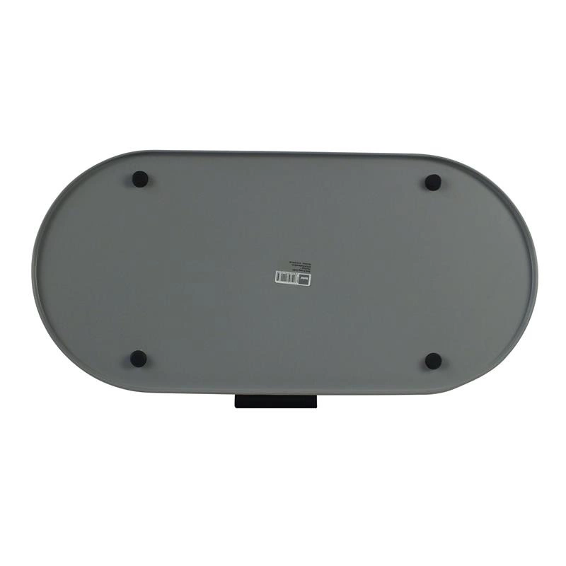 Kela - chlebak metalowy, 44x21,5 cm, szary Frisco