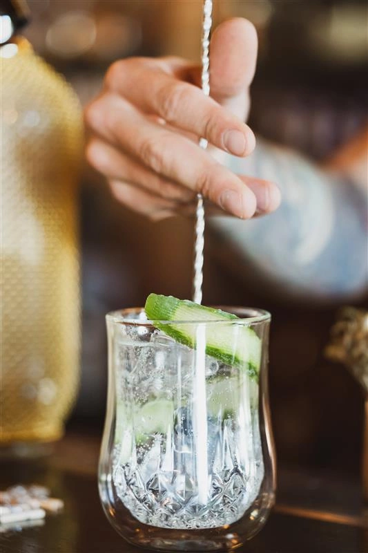 Vialli Design - Zestaw 2 szklanek z podwójną ścianką Diamante 300 ml