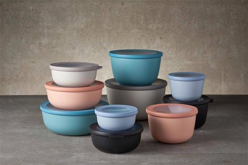 Mepal - Zestaw 3 misek Cirqula 500 1000 2000 Nordic Blue