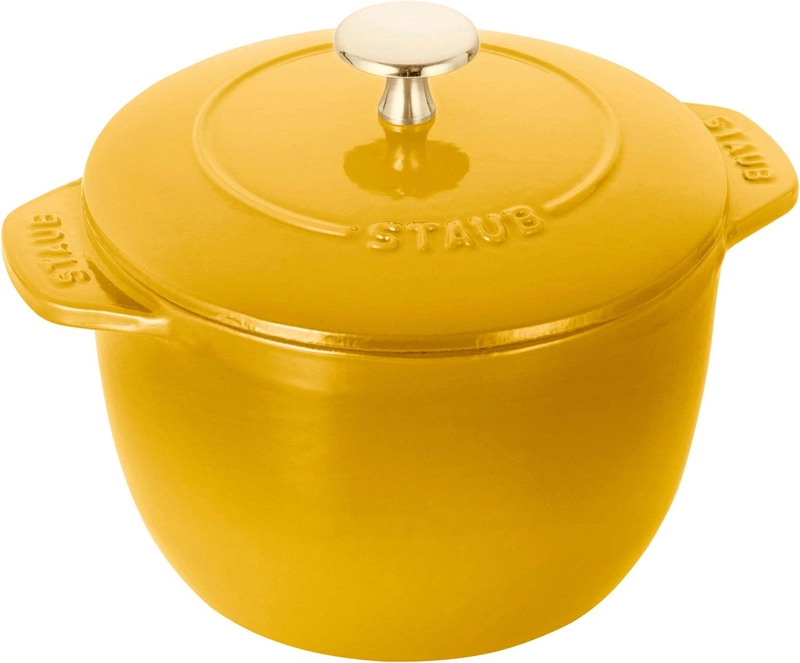 Staub - LA COCOTTE Mały garnek żeliwny wysoki 16 cm cytrynowy