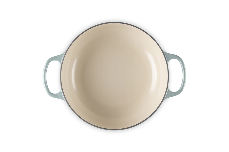 Le Creuset - garnek żeliwny Saute Signature sea salt 3,4 l 24 cm