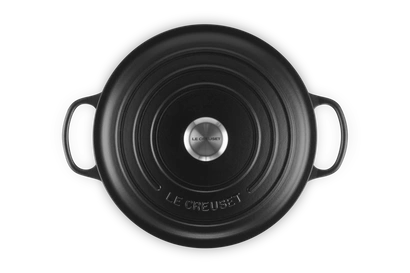 Le Creuset - garnek żeliwny emaliowany Signature 28 czarny