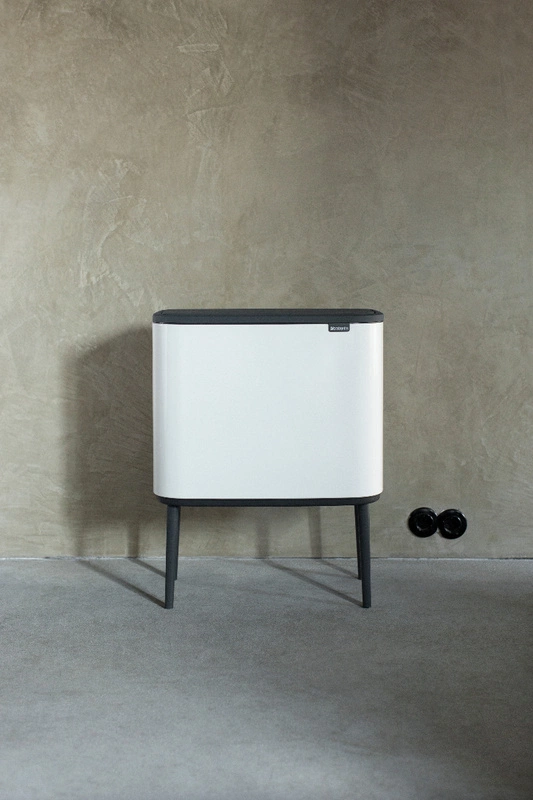 Brabantia - kosz na śmieci Bo Touch Bin 33L (3 x 11 ) biały