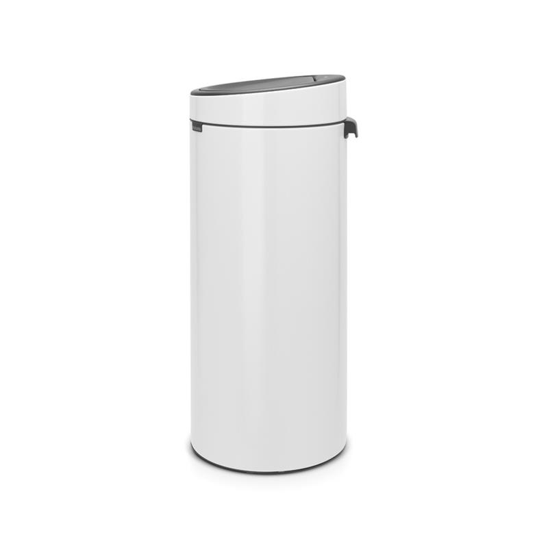 Brabantia - kosz na śmieci Touch Bin New 30l biały