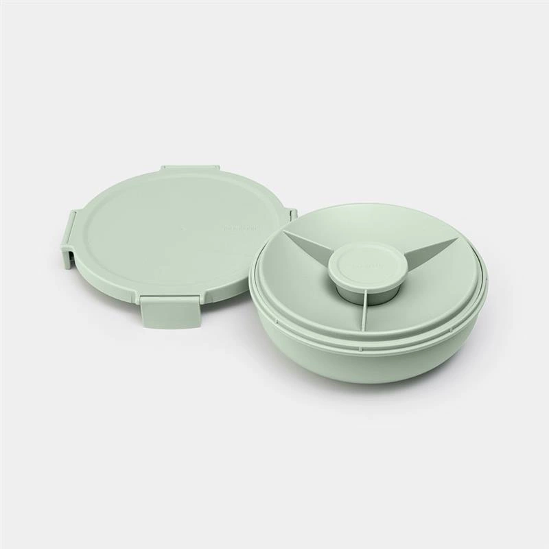 Brabantia - Okrągły pojemnik na sałatkę Make&Take Jade Green