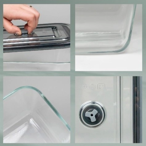 Kela - Pojemnik hermetyczny szklany 1,4 l Aurelia