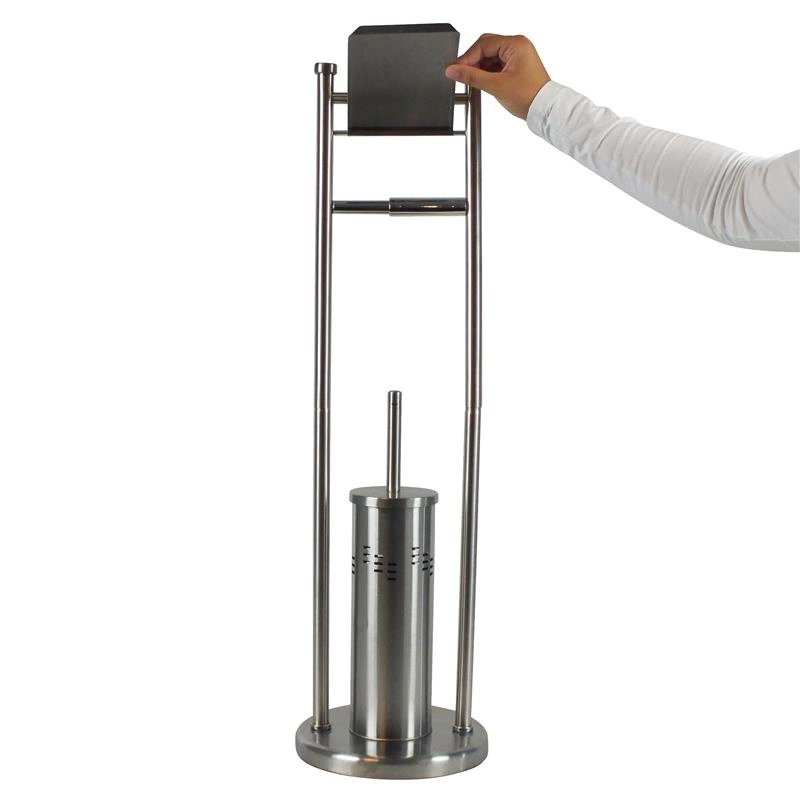 Kela - Stojak WC +szczotka toaletowa stalowy Swing