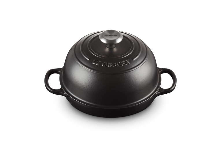 Le Creuset - garnek żeliwny do pieczenia chleba czarny