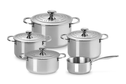 Le Creuset -  3-ply Plus komplet garnków stal nierdzewna 5 szt