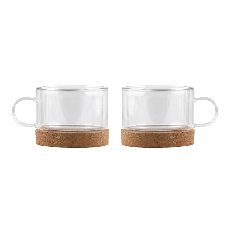 Vialli Design - Komplet 2 szklanek z podwójną ścianką 220 ml Vilagio