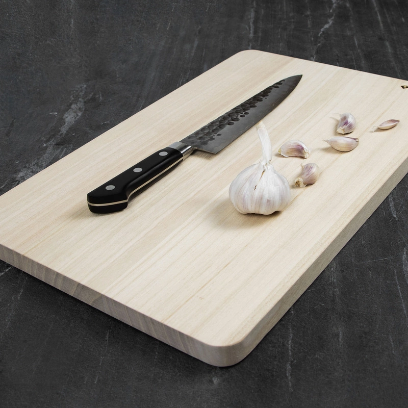 Tojiro - Deska do krojenia z drewna paulownia 45x29x2 cm