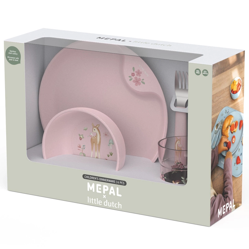 Mepal - Zestaw obiadowy dziecięcy 6-szt. Mio Fairy Garden