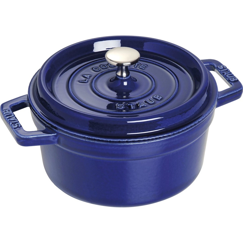 Staub - garnek brytfanna żeliwna niebieska 2,6 l 22 cm