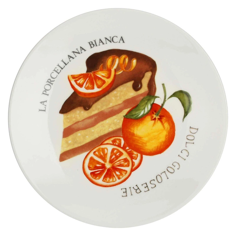 La Porcellana Bianca - zestaw 6 talerzy do ciasta 17.5 cm Goloserie