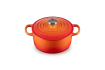 Le Creuset - brytfanna żeliwna emaliowana Signature okrągła 18 cm 1,8 l płomienna
