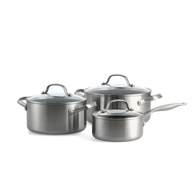 GreenPan - Zestaw garnków z pokrywkami Geneva 3-ply